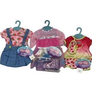 Girls 18” Doll Clothes Outfits 3 Sets